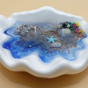 DENİZİN FERAHI – LİMON KOKULU EL YAPIMI DEKORATİF MUM