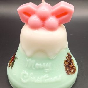 NOEL PARILTISI ÇİLEK KOKULU DEKORATİF MUM